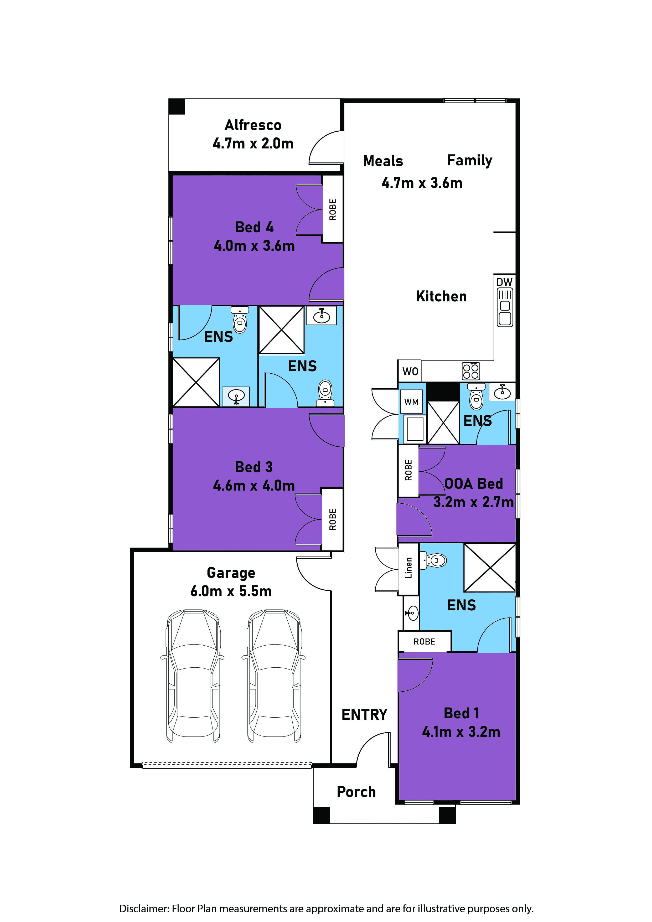 BRAND NEW SDA : HPS/ FA / IL — Floorplan 1
