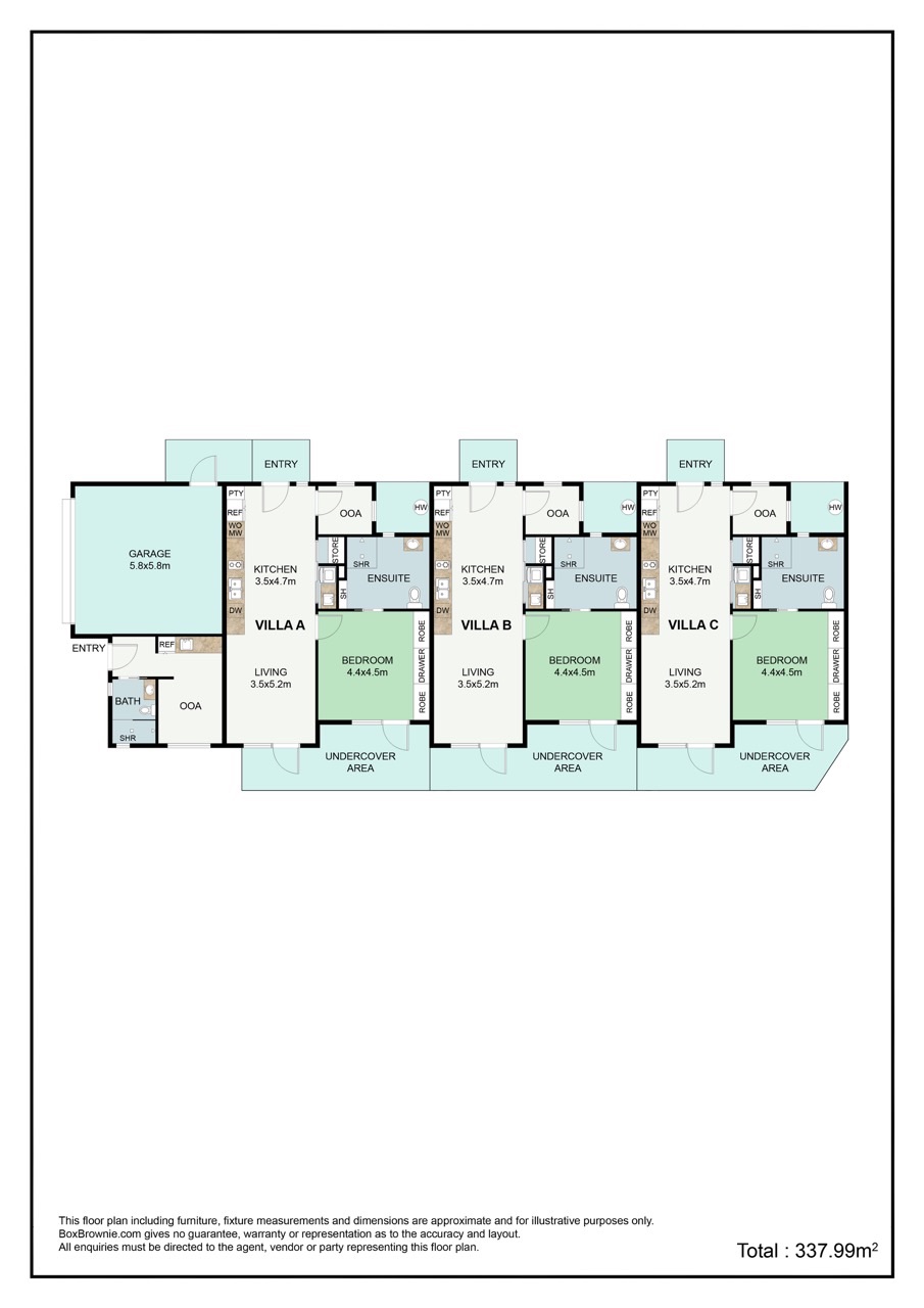 1 Bedroom Villas, Brinsmead — Home image 4