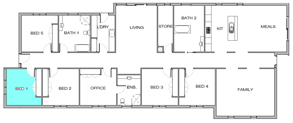 Comfortable lifestyle in the heart of Montmorency — Floorplan 1