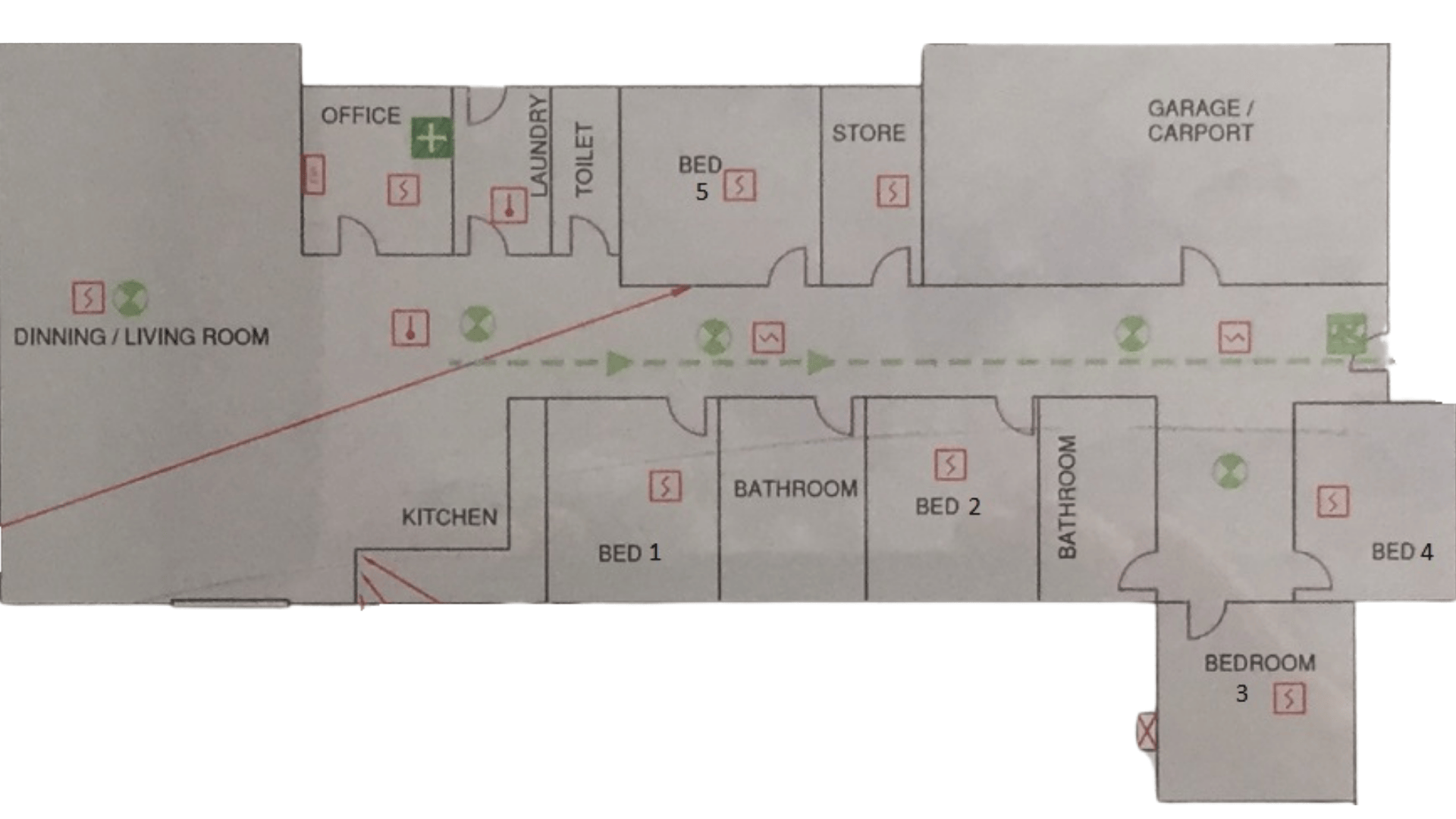 Frenchs Forest – shared 5-bedroom home — Floorplan 1