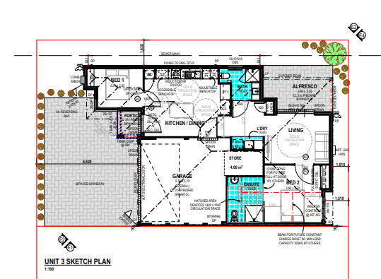 A Stirling group of SDA HPS Villas in Westminister — Floorplan 1