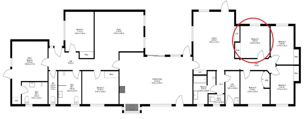 Young, vibrant household close to everything in leafy Wheelers Hill — Floorplan 1