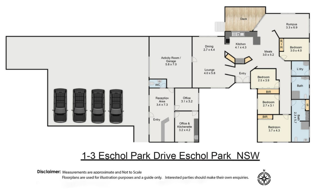 “NDIS SIL Home – Fully Accessible 3-Participant Property in Eschol Park” — Floorplan 1