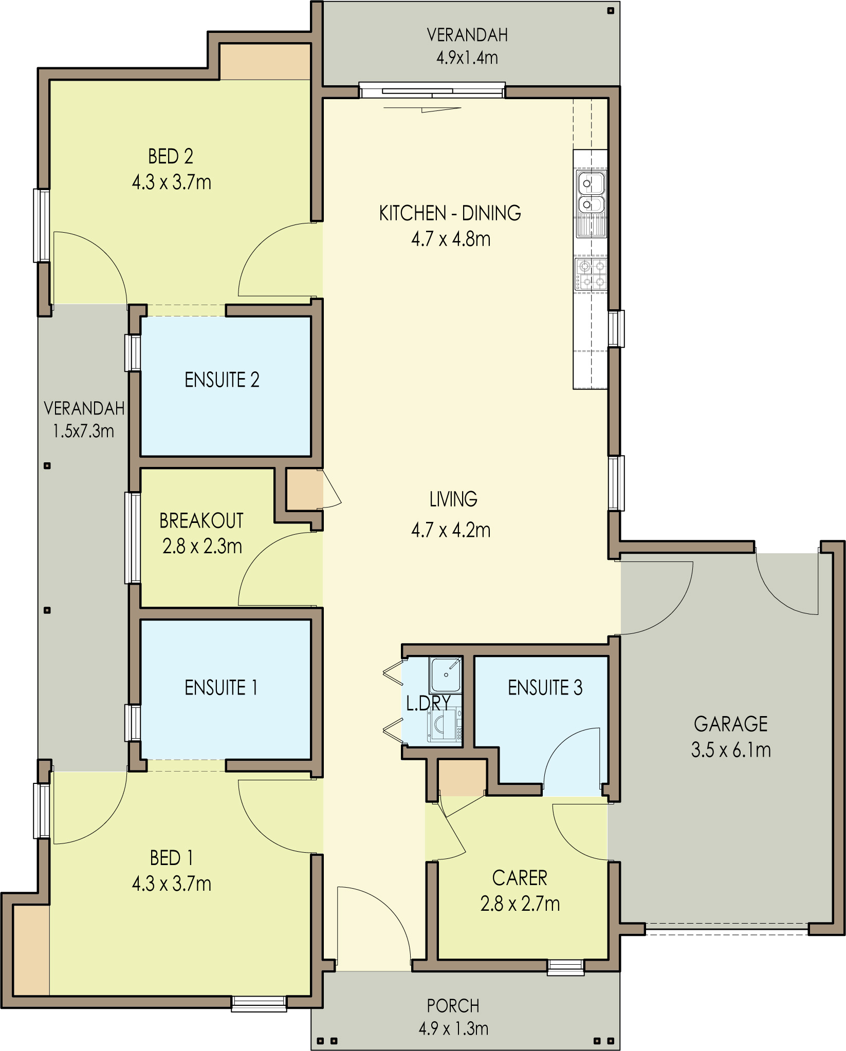 Skyring SDA PTY LTD — Floorplan 1