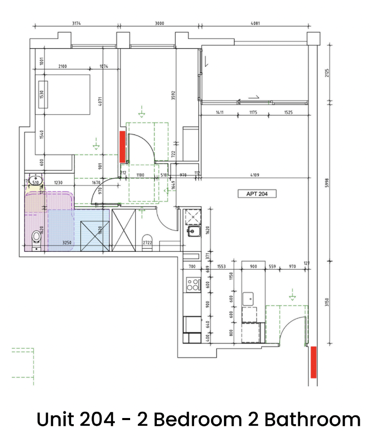 Sunshine - SDA - High Physical Support - Apartment - 2 Residents — Floorplan 3