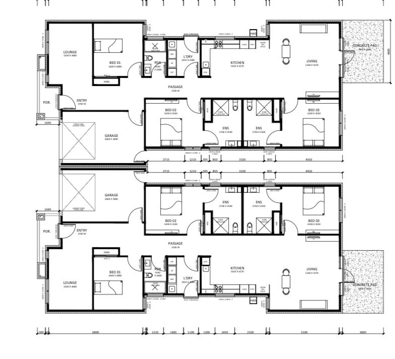 High Physical Support Home — Floorplan 1