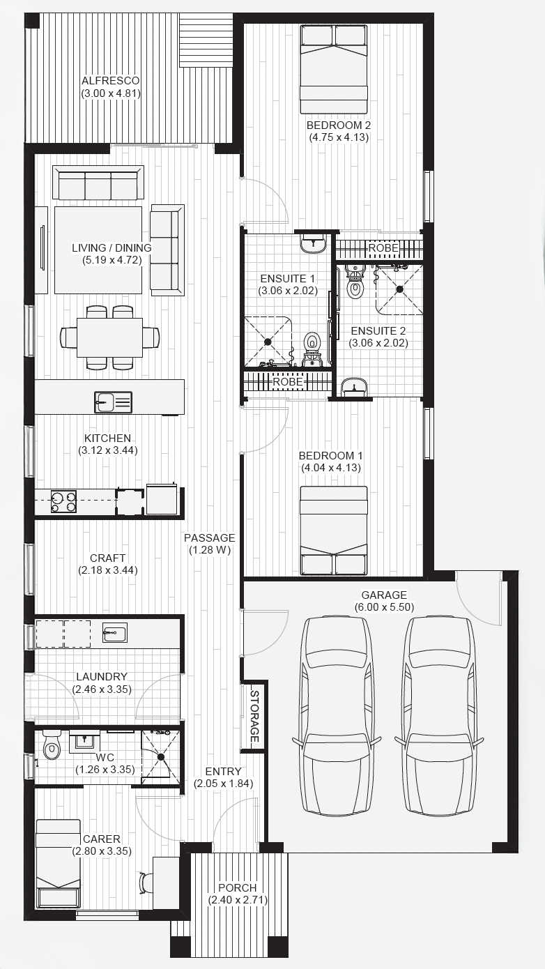 Pintail Dr, Melton South VIC 3338 — Floorplan 1