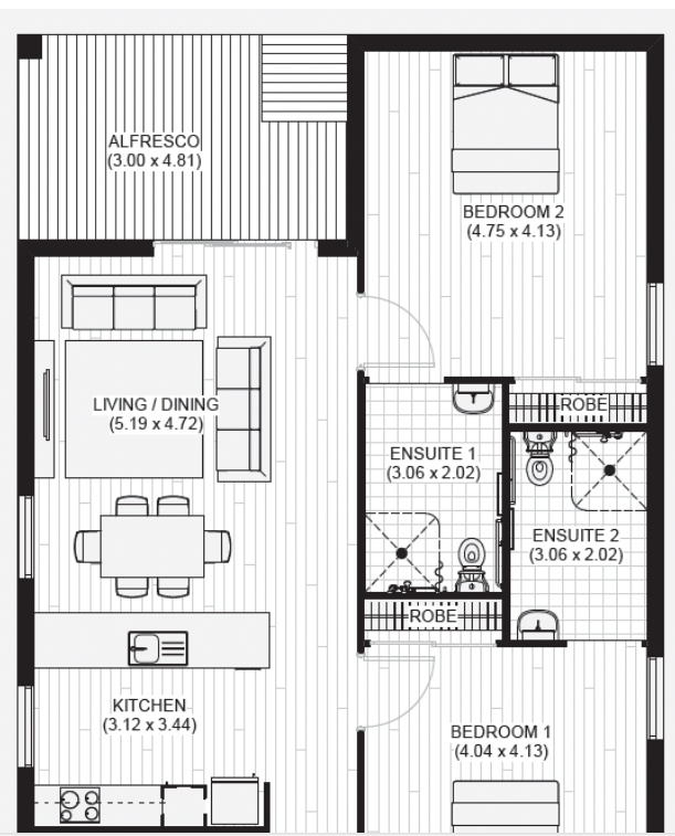 Pintail Drive, Melton South VIC 3338 — Floorplan 1