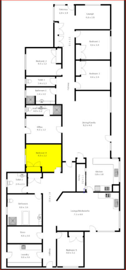Supported Independent Living in Werribee — Floorplan 1