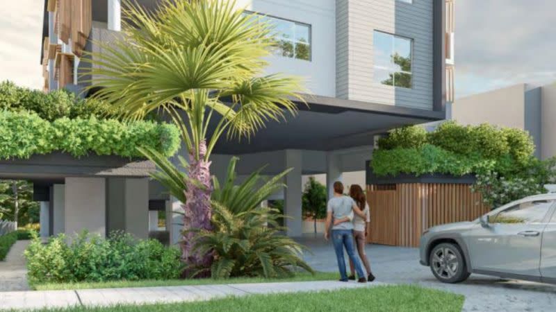 Coming soon! 1-bedroom Fully Accessible apartment in Southport — Floorplan 1