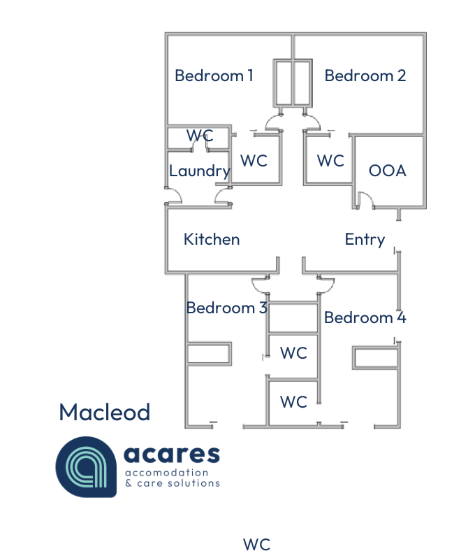 Specialist Disability Accommodation in Macleod, House — Floorplan 1