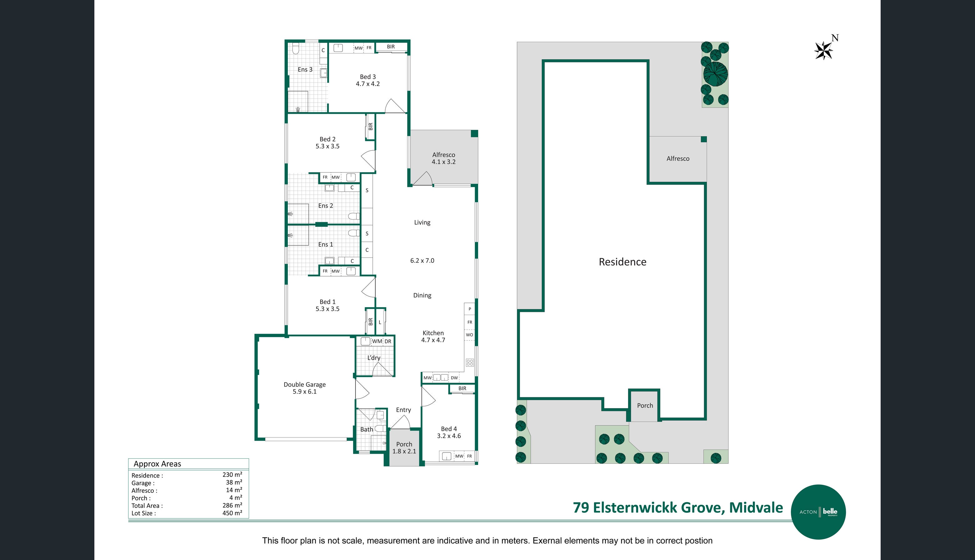 SIL accomodation — Floorplan 1