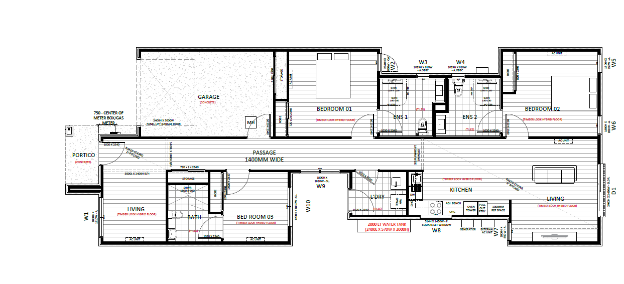 Epping HPS IL FA Category SDA - 2 Ensuites + OOA — Floorplan 1
