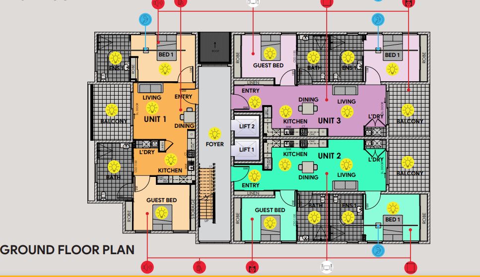 Premium High Physical Support SDA Apartments - Murarrie — Floorplan 1