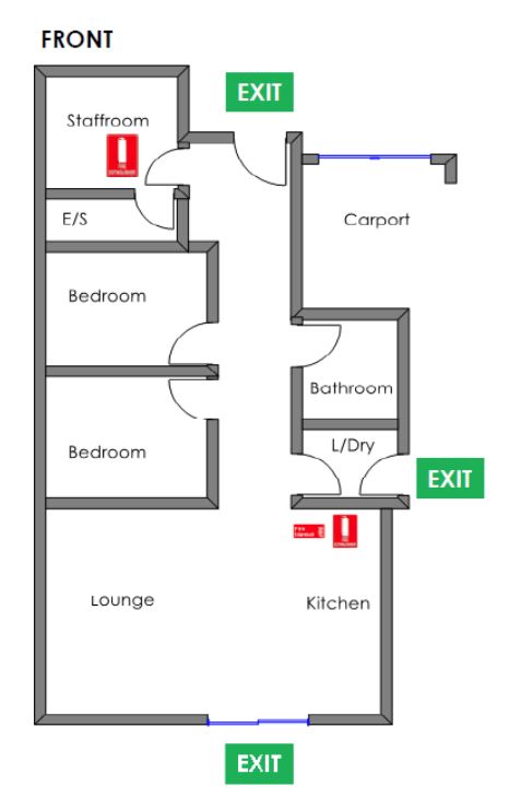 Northfield - 1 Vacancy 2 Bedroom Residence Robust — Floorplan 1