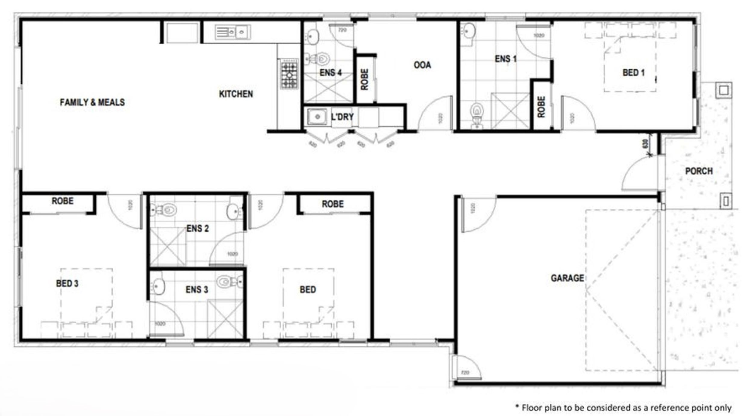 SDA HPS 2 Bedroom House plus OOA Tarneit, Vic | 161 — Floorplan 1