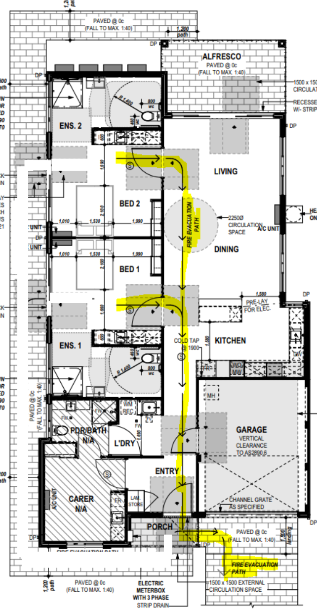 Australind SDA House — Floorplan 1