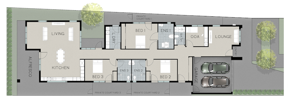Essendon North - Brand New SDA High Physical Support Property, 3+OOA — Floorplan 1