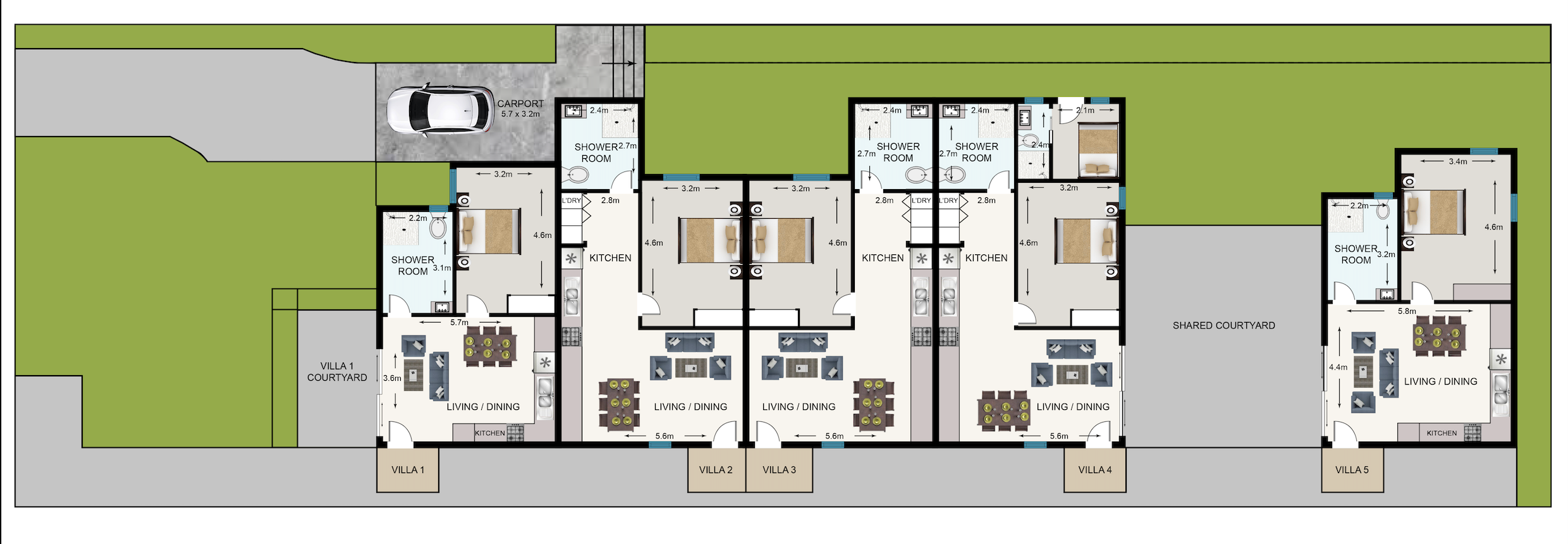 Five SDA Villas - Excellent Location - Beautiful Build Quality - HPS — Floorplan 1