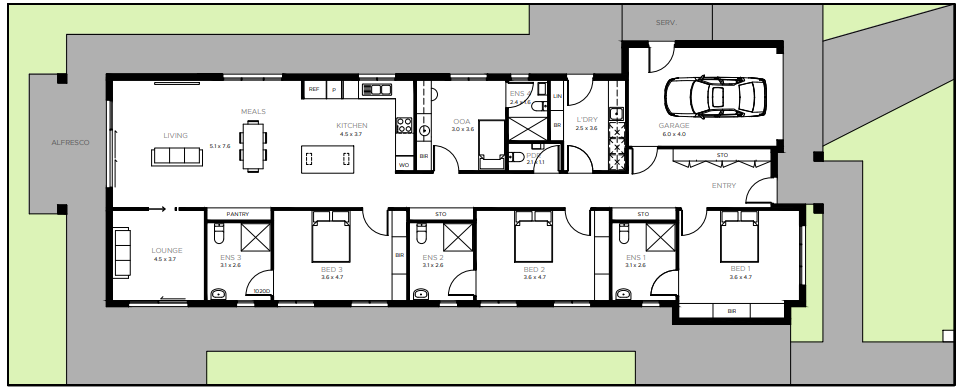 Burwood East Boutique Home — Floorplan 1