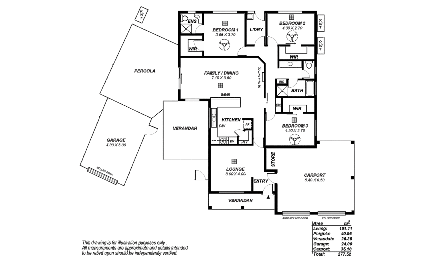 SIL SHARED HOUSING - POORAKA — Floorplan 1