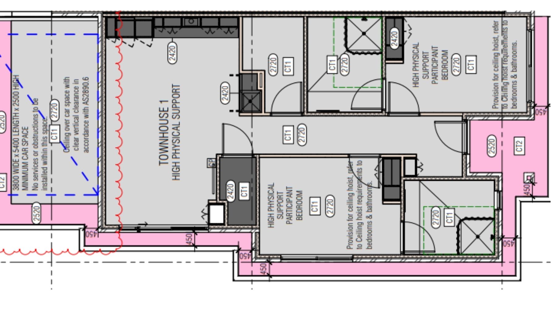 SDA HPS 2 Bedroom Villa plus OOA Dallas, Vic 264 — Floorplan 1