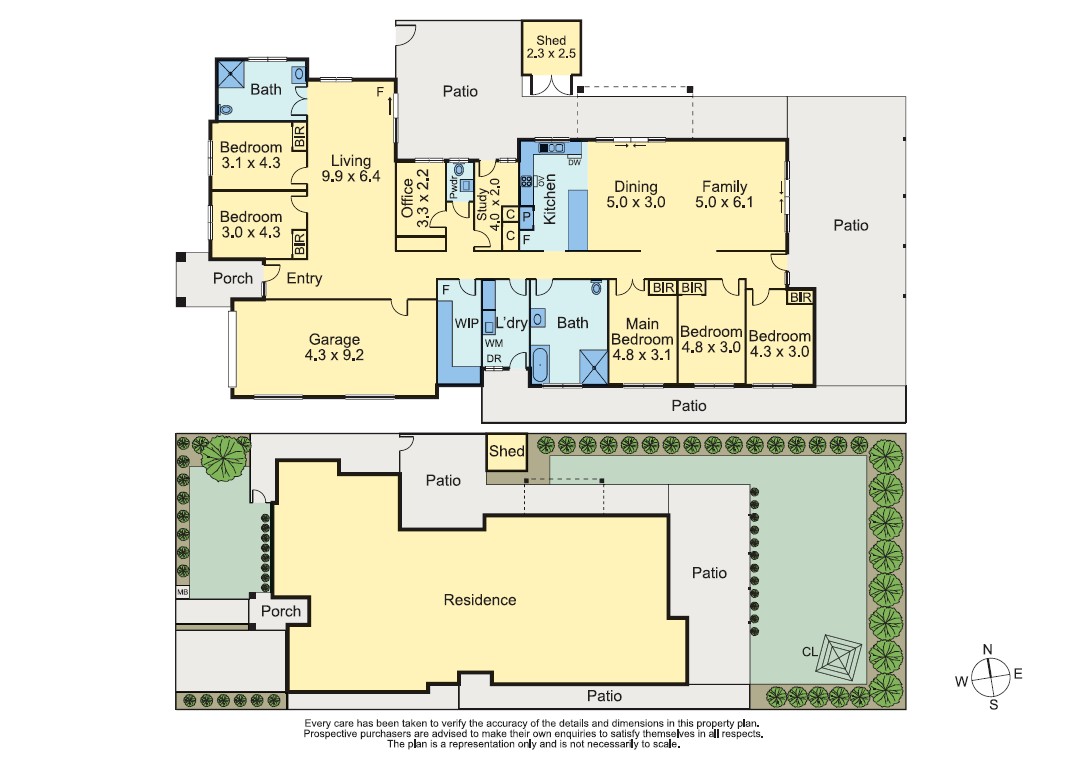 Wahroonga – modern, shared 5-bedroom home — Floorplan 1