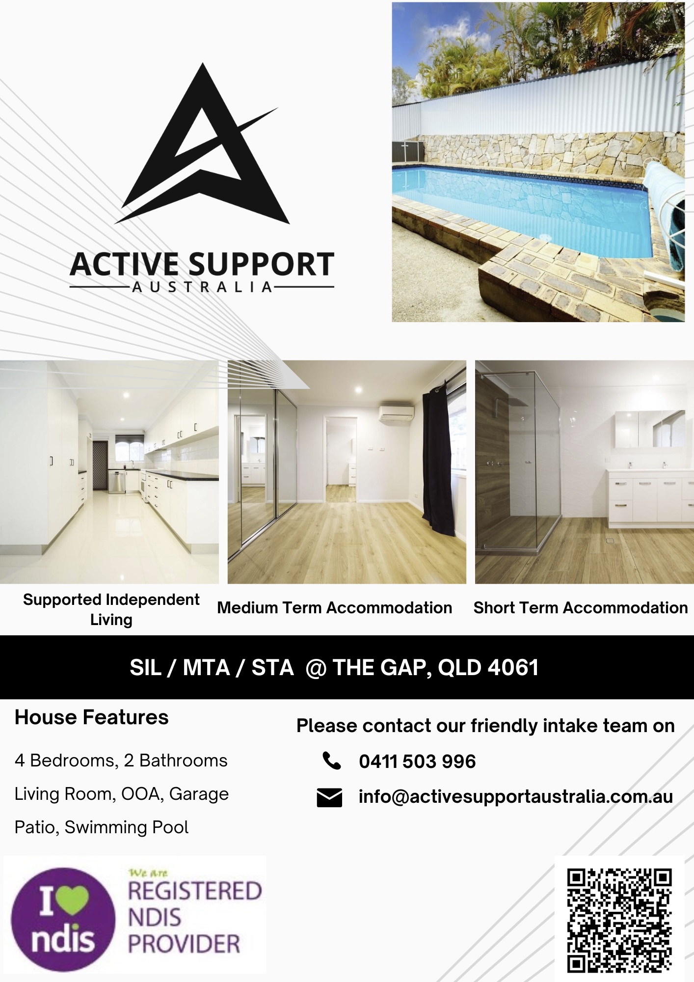 SIL MTA STA Available Now - Active Support Australia - The Gap, QLD — Home image 2