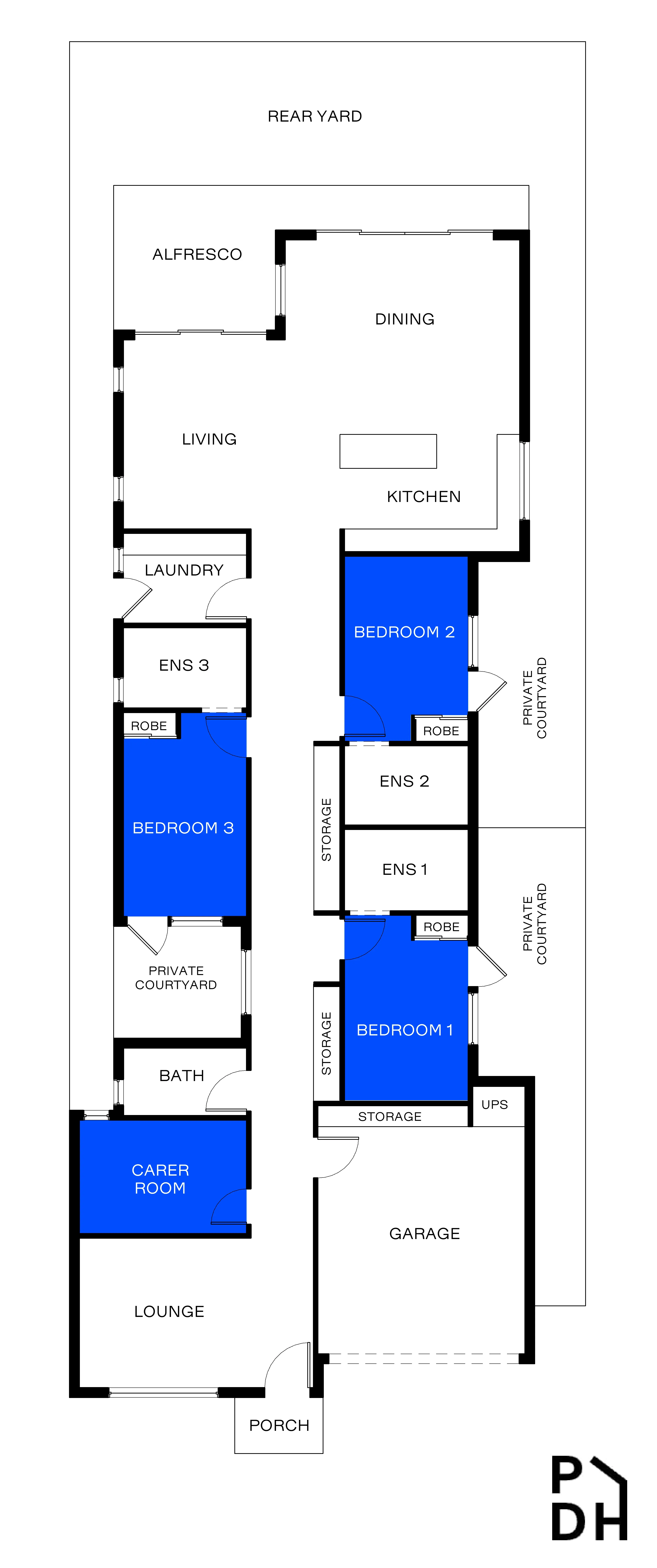 Coburg - High Physical Support - 3 Bedroom - Coming Soon! — Floorplan 1