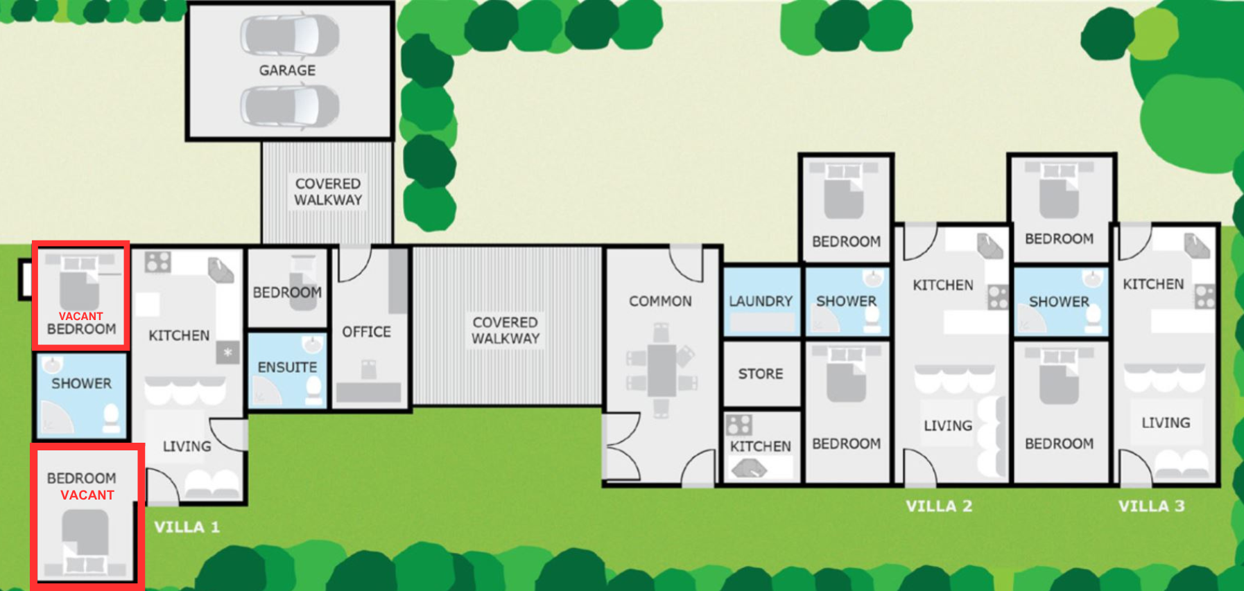 Self-contained 2-bedroom villa in the heart of Liverpool — Floorplan 1