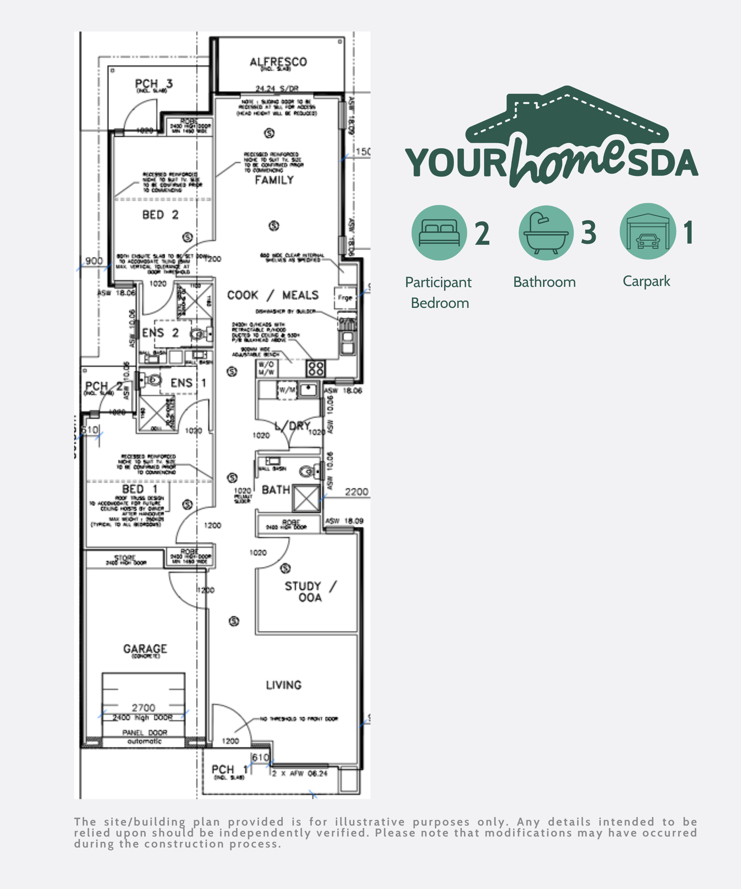 HPS Living in the Heart of Mount Barker — Floorplan 1