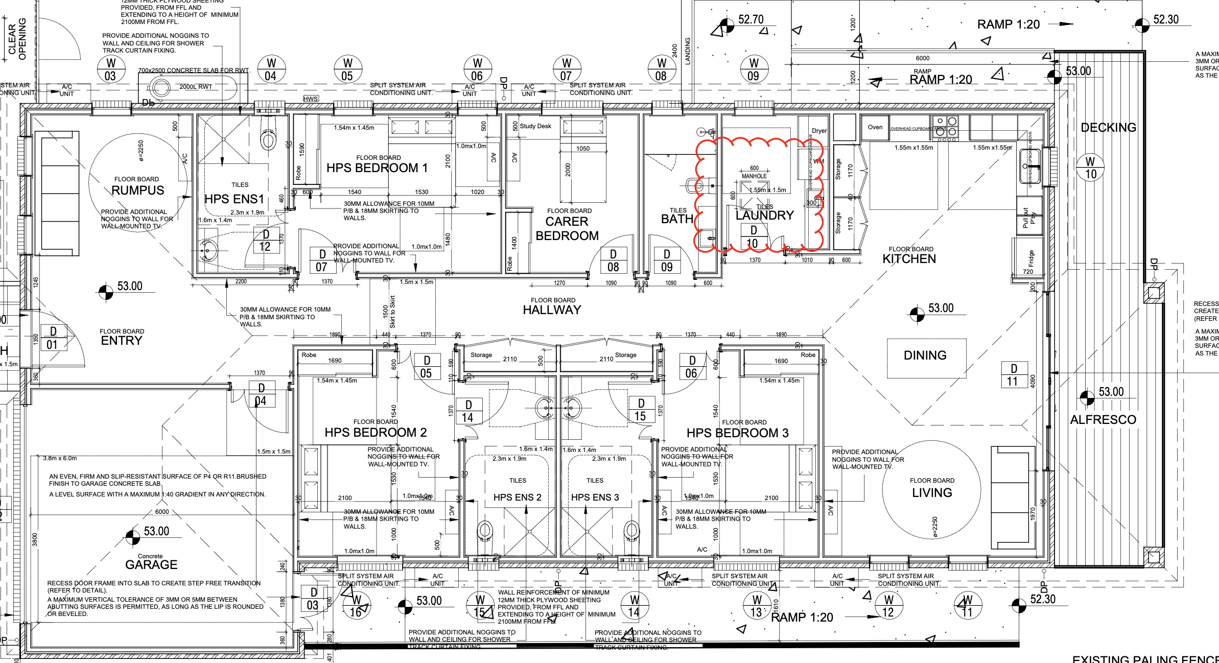 Morden Dandenong 3+OOA HPS SDA – Modern, Spacious, Prime Location — Floorplan 1