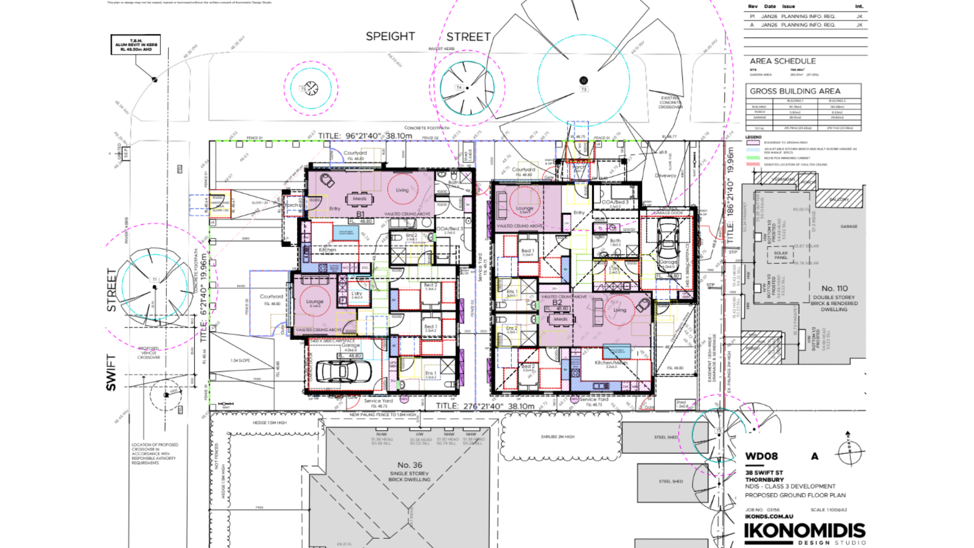 High Physical Support SDA Two Independent Homes On One Title — Floorplan 1