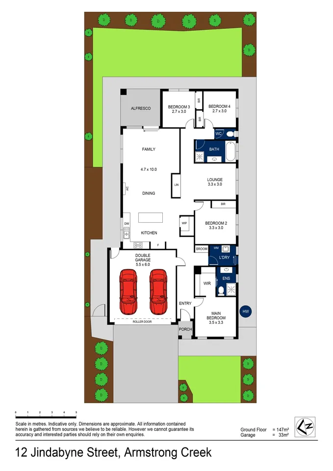 Male SIL House in Armstrong Creek — Floorplan 1