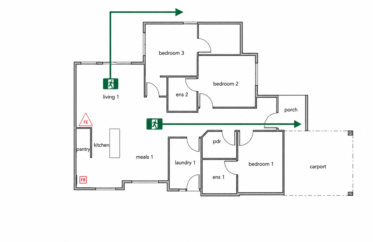 Modern Living in Frankston — Floorplan 1