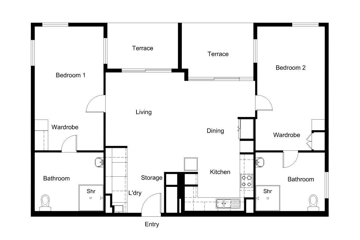 Modern 2-Bed, 2-Bath HPS Flemington SDA Apartments — Home image 8