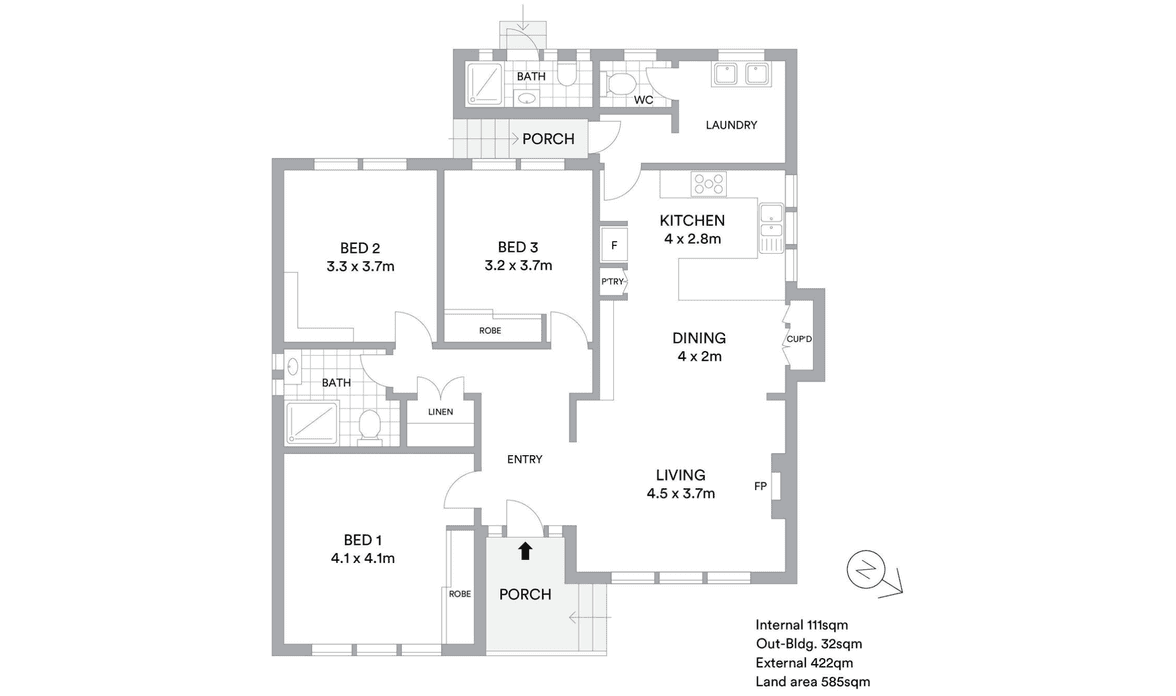 Ballarat Road, Hamlyn Heights – Accessible SIL Home with 3 Vacant Room — Floorplan 1