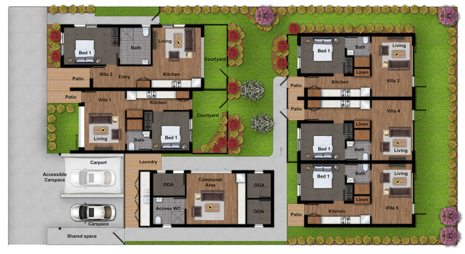 Tahmoor, NSW - Villa — Floorplan 1