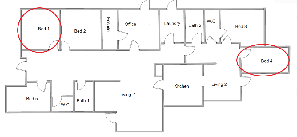 Conveniently located and brimming with robust features located in Croydon — Floorplan 1