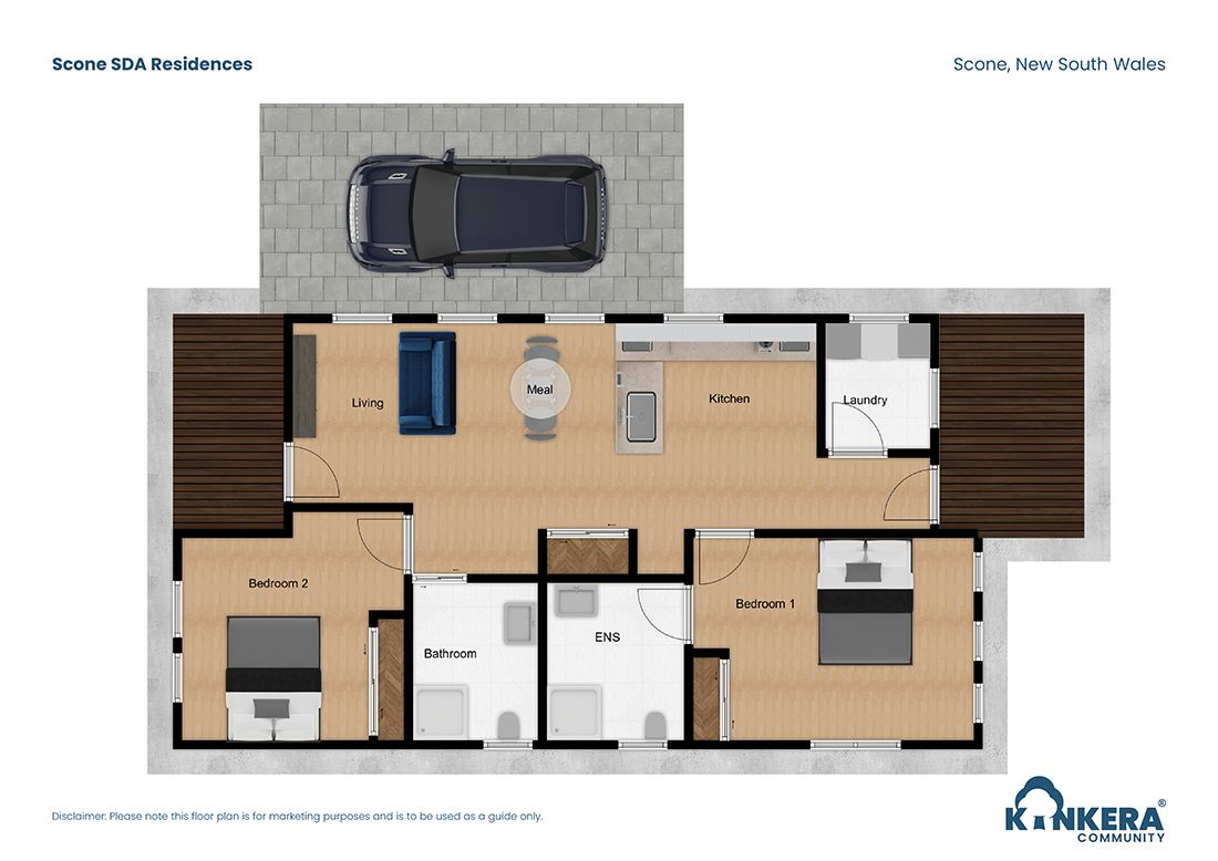 Scone SDA Residences - Robust/Improved Liveability — Floorplan 1
