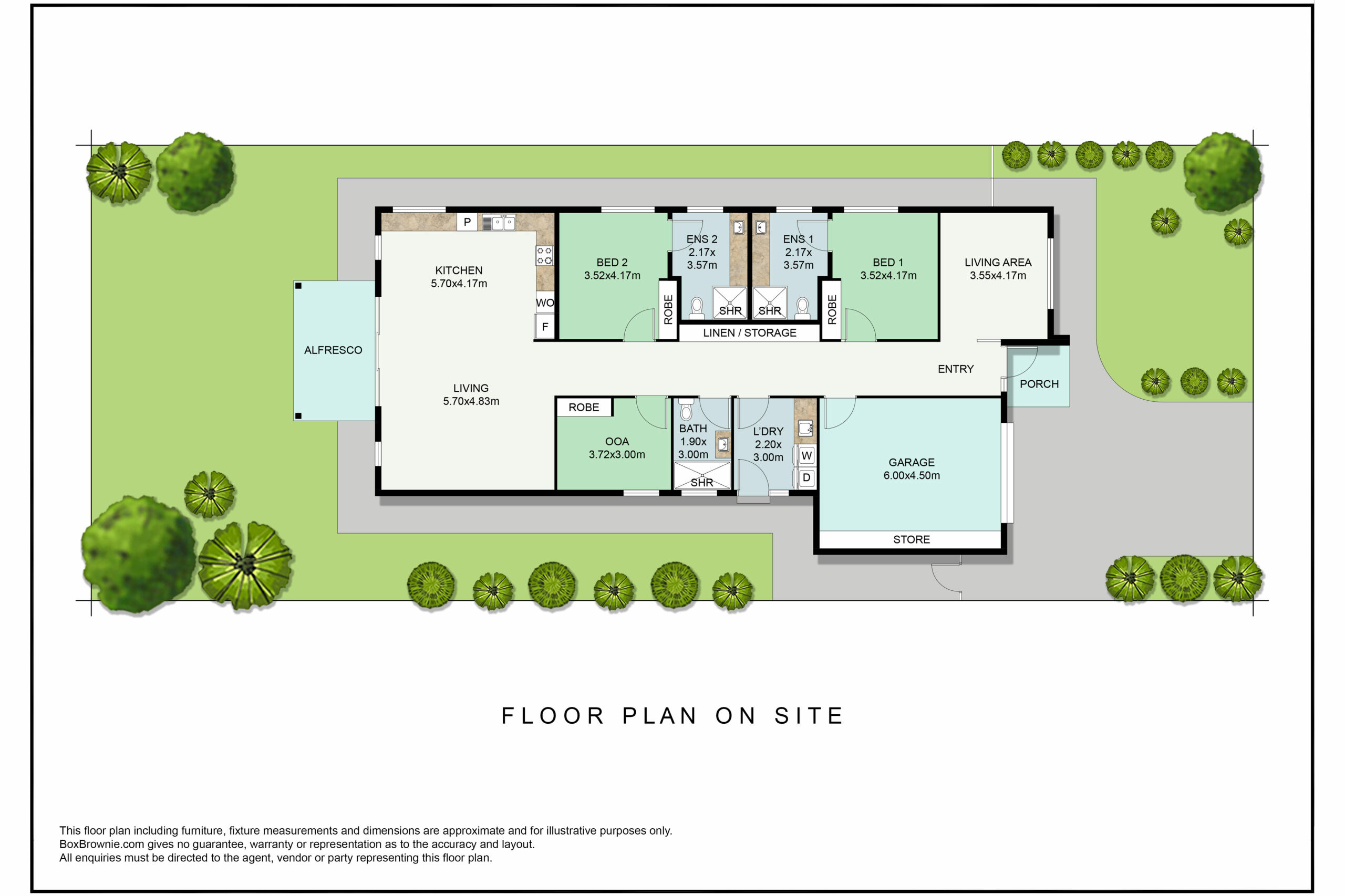 2 Bedroom Shared Home, Mount Barker — Floorplan 1