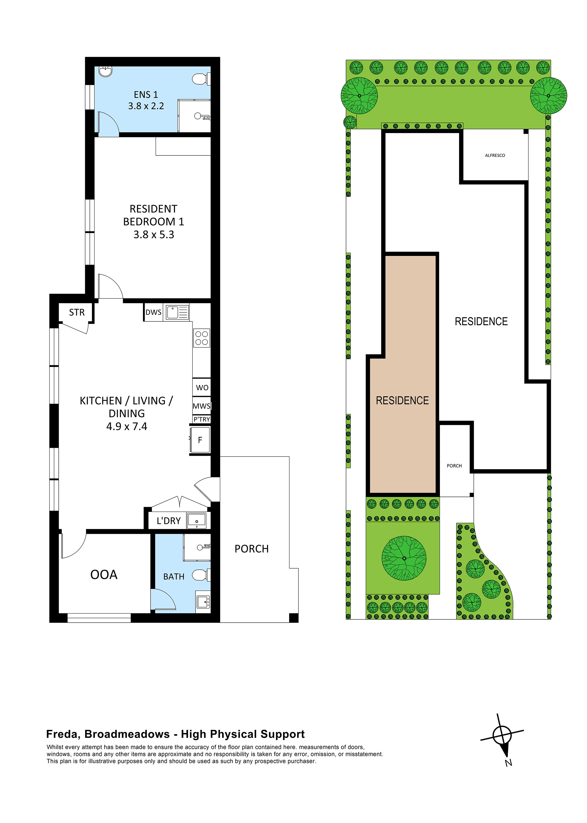 Embrace personal space in this 1 bed High Physical Support Villa in Broadmeadows — Home image 19