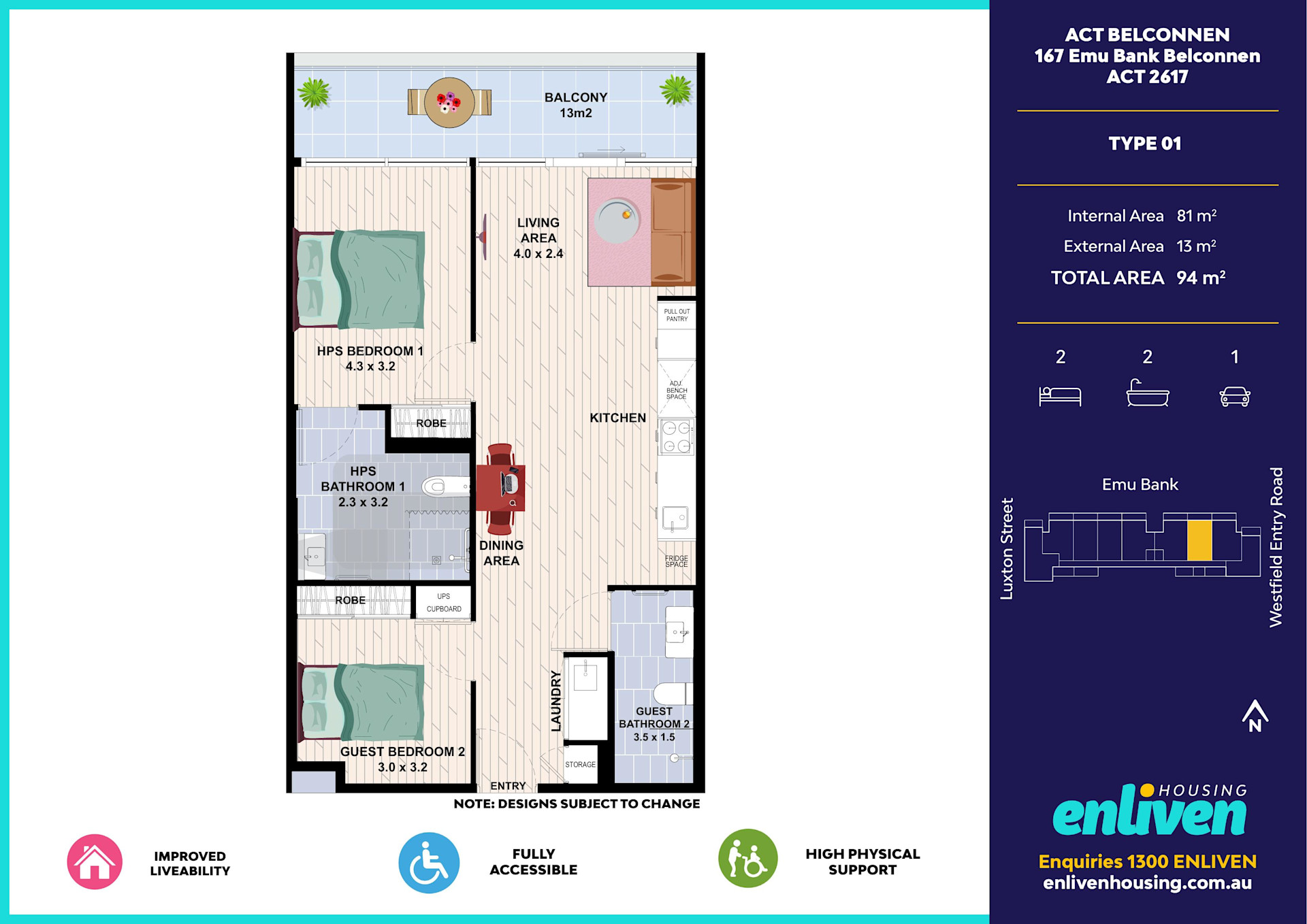 Your own apartment, with NDIS funded support close by day and night — Home image 15