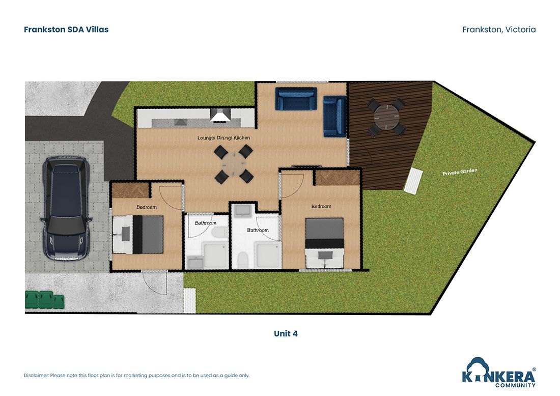 Frankston SDA Villas - Robust/Improved Liveability — Floorplan 5