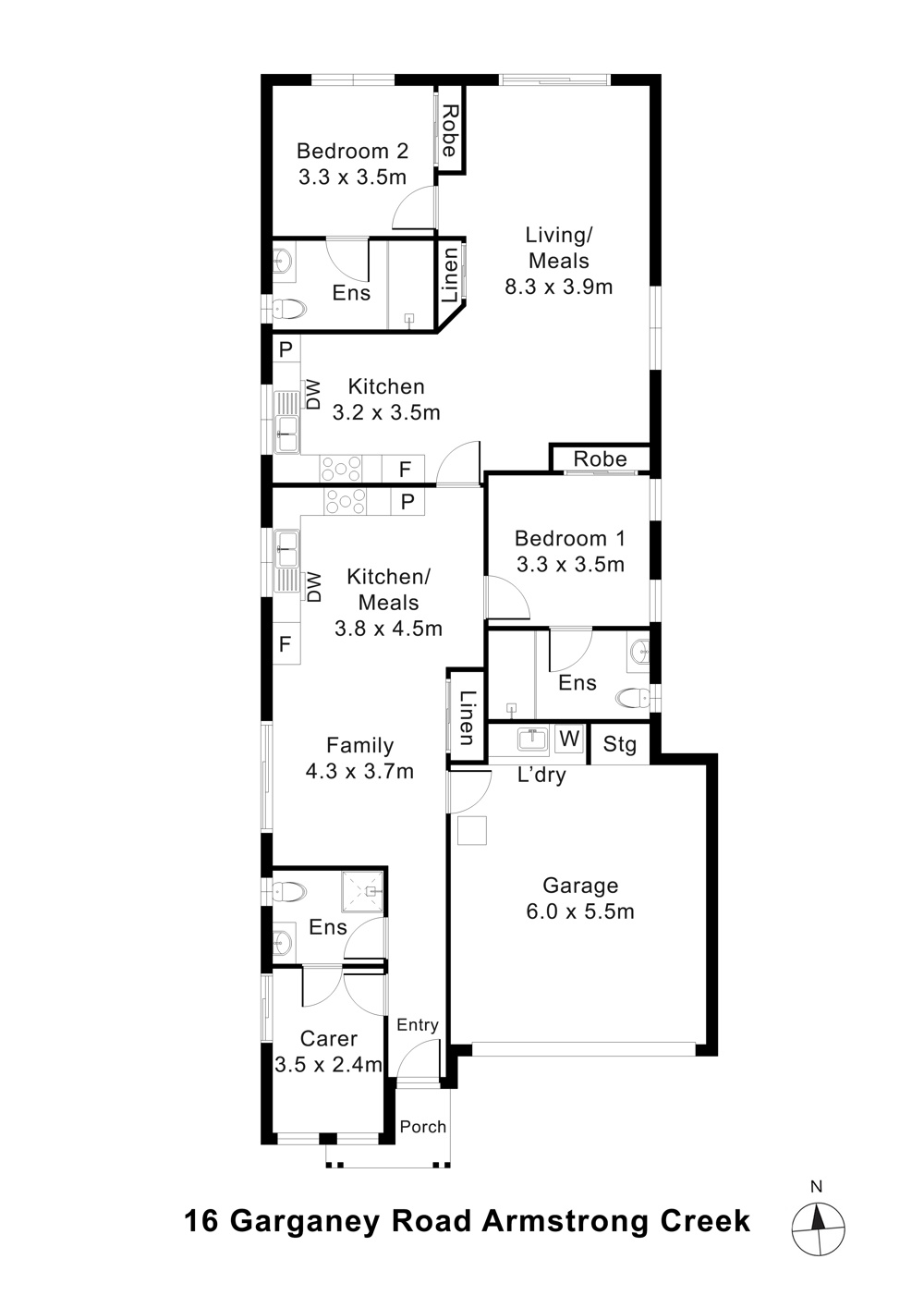 Two Completely Separate Robust Homes Under One Title — Floorplan 1