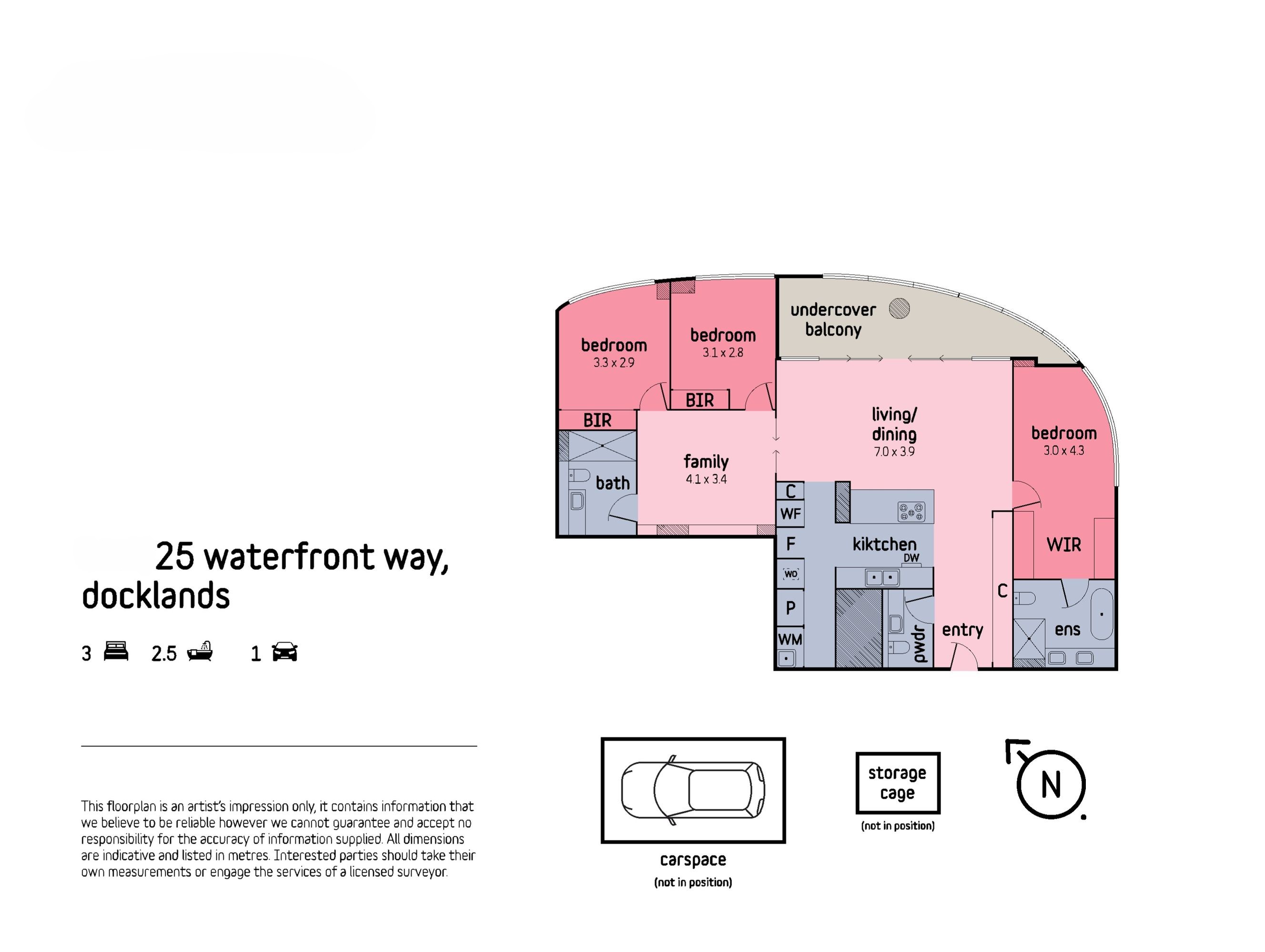 SIL/STA/MTA/Core Supports in Docklands - Melbourne Victoria. AVAILABLE NOW! — Floorplan 1