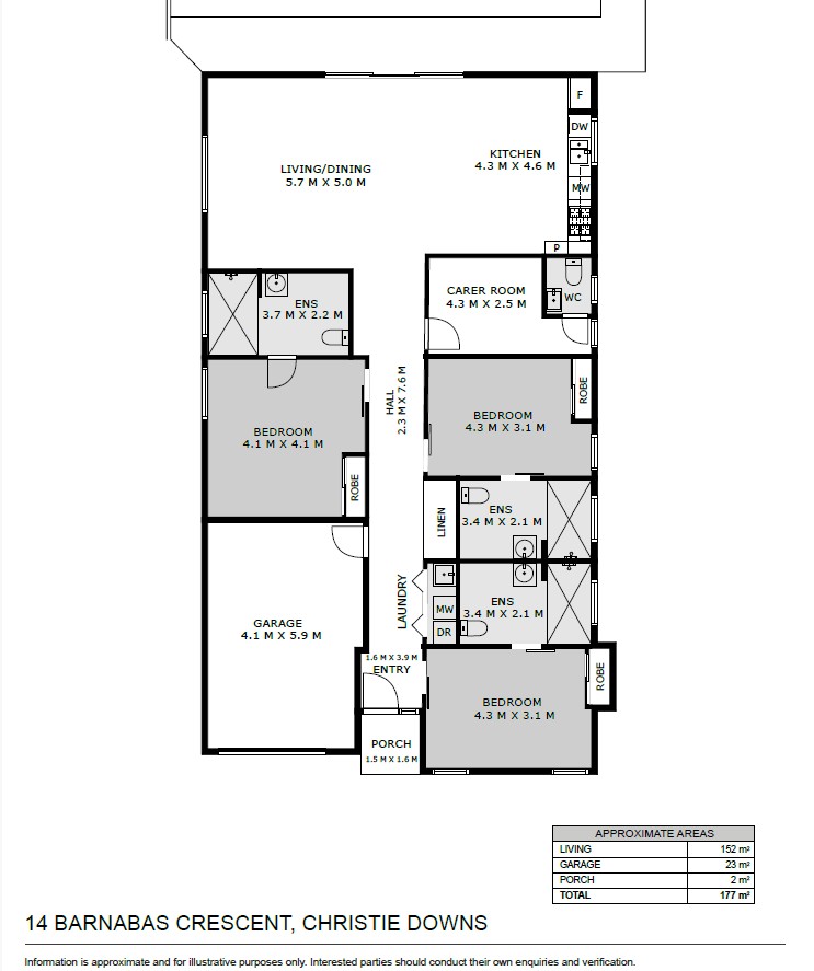 Fabulous Platinum SDA Home in Christie Downs — Floorplan 1