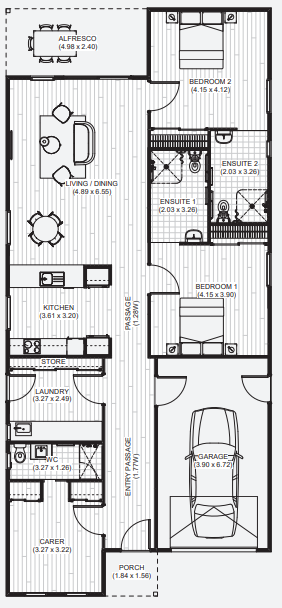 Accessible Home in the Heart of Sorell — Floorplan 1