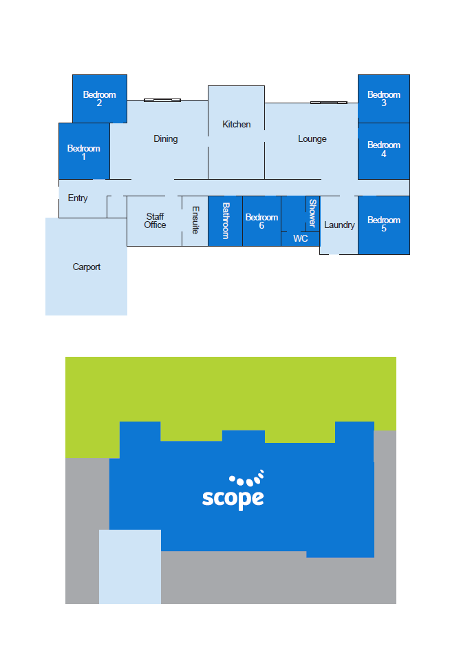 Supported Independent Living in Altona Meadows — Floorplan 1