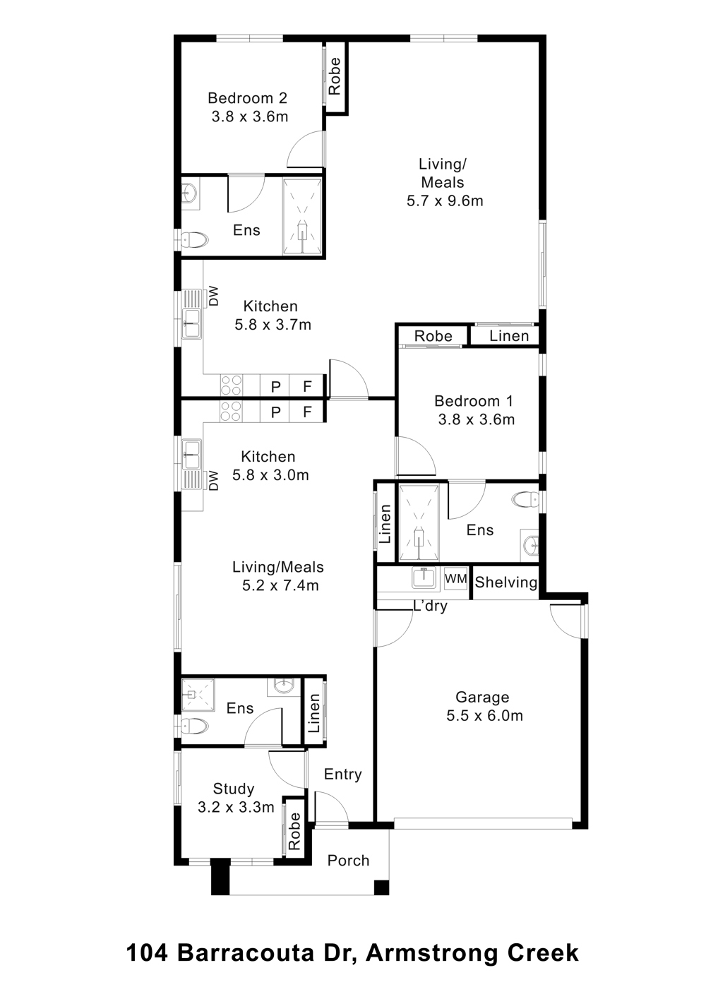 True Robust SDA – Back-to-Back, Built to Last — Floorplan 1